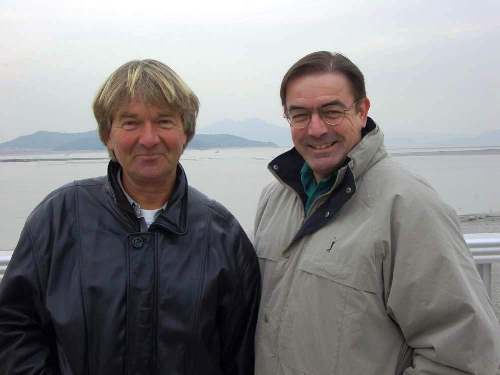 Rev. Tim Peters poses with Dr. Norbert Vollertsen